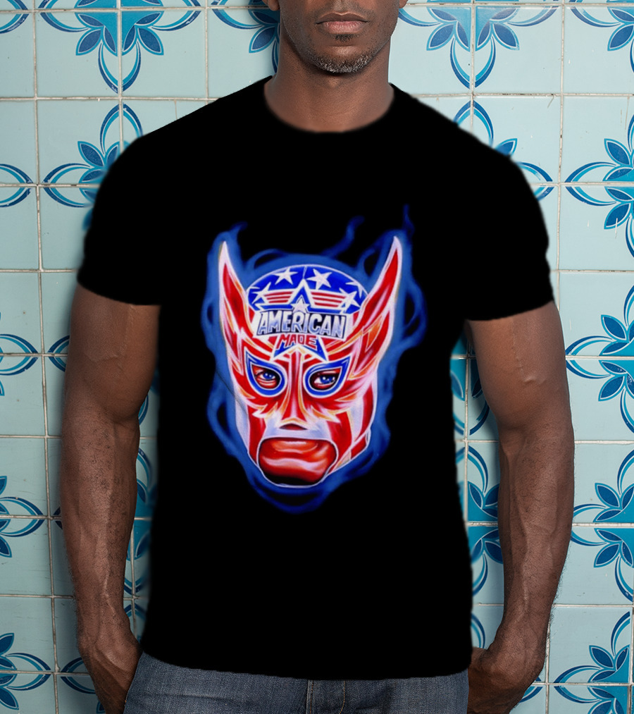 Cody Rhodes American Made Luchador Mask Star Spangled T-Shirt