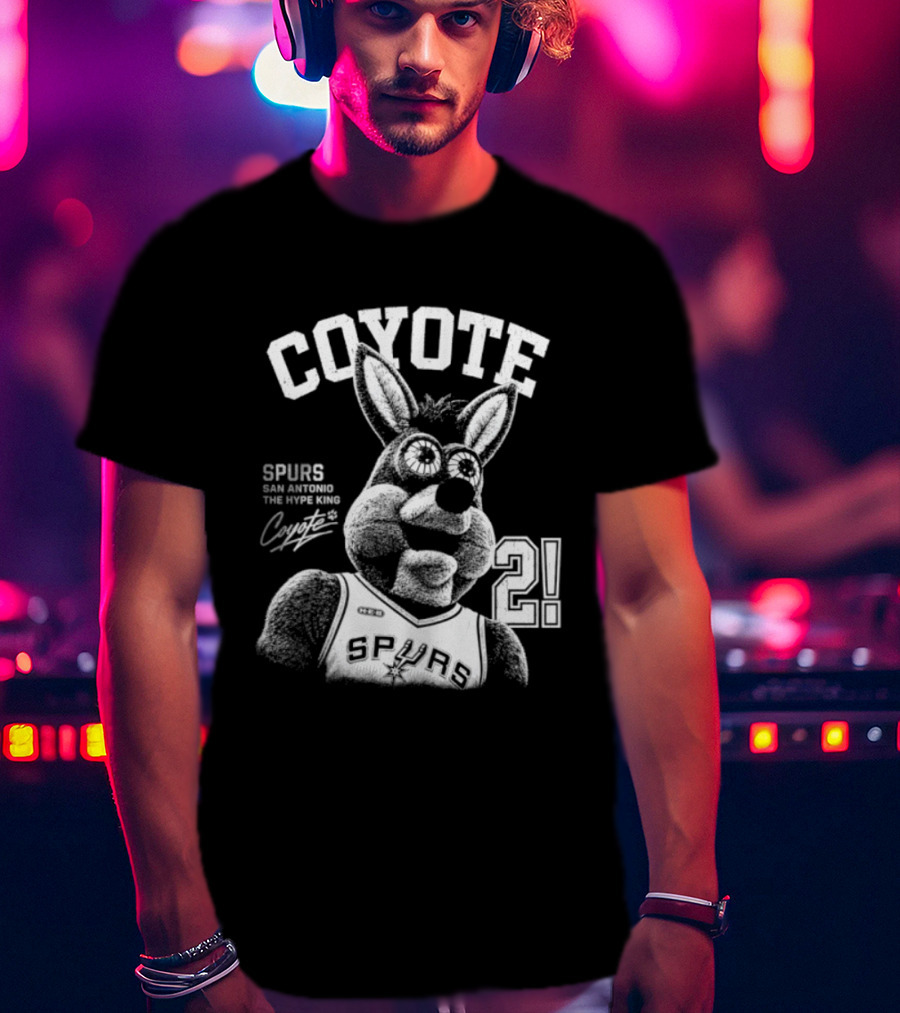Coyote Spurs San Antonio NBA Basketball The Hype King 21 T-Shirt