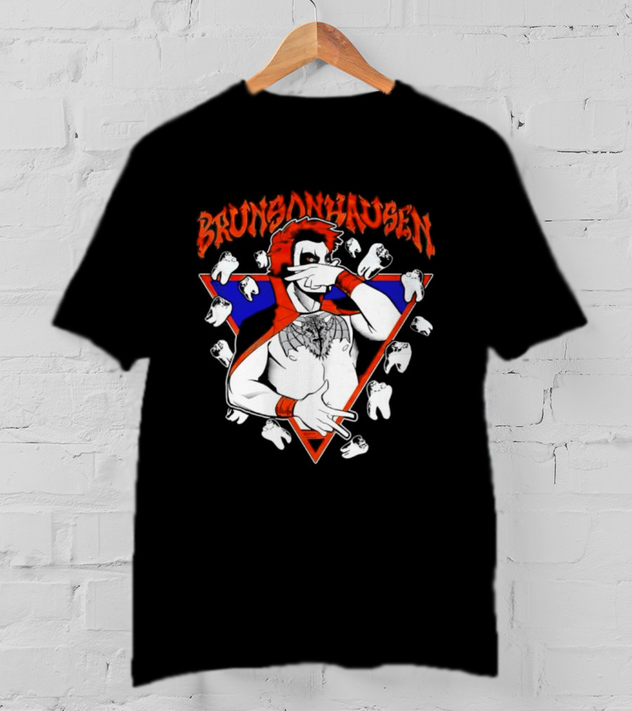 Brunsonhausen WWE Fan Art Featuring Danhausen And Jalen Brunson T-Shirt