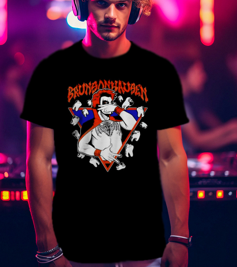 Brunsonhausen WWE Fan Art Featuring Danhausen And Jalen Brunson T-Shirt