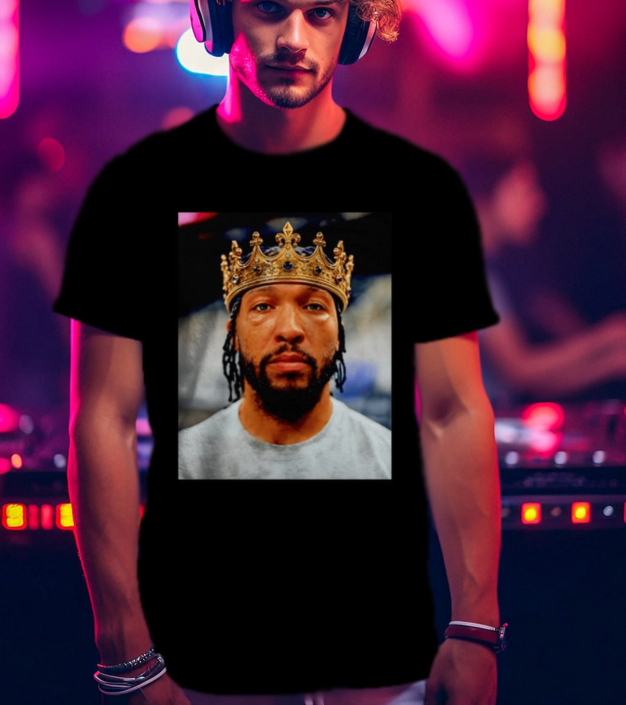Jalen Brunson King New York Knicks Crown T-Shirt