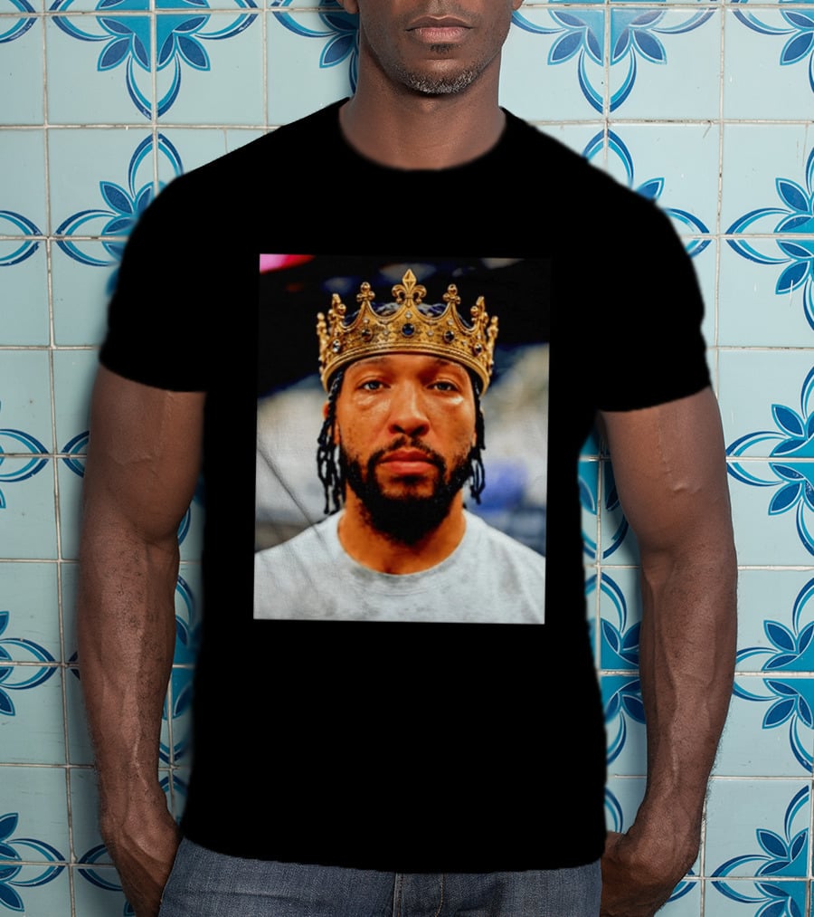 Jalen Brunson King New York Knicks Crown T-Shirt