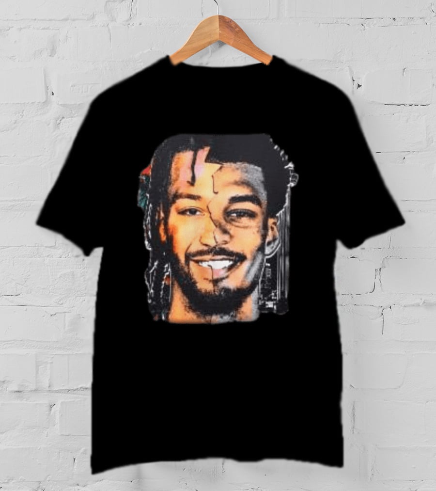 Jalen Brunson New York Knicks Victor Wembanyama San Antonio Spurs Big Face Basketball Collage T-Shirt