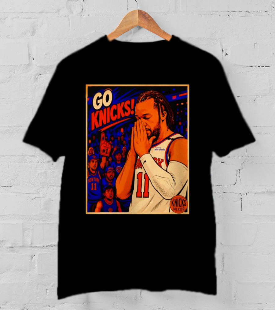 GO KNICKS Jalen Brunson New York Knicks 11 Mexico T-Shirt