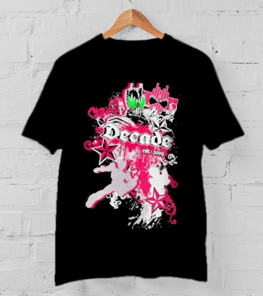 Kamen Rider Decade Est 2009 Heroic Starburst Adventure T-Shirt