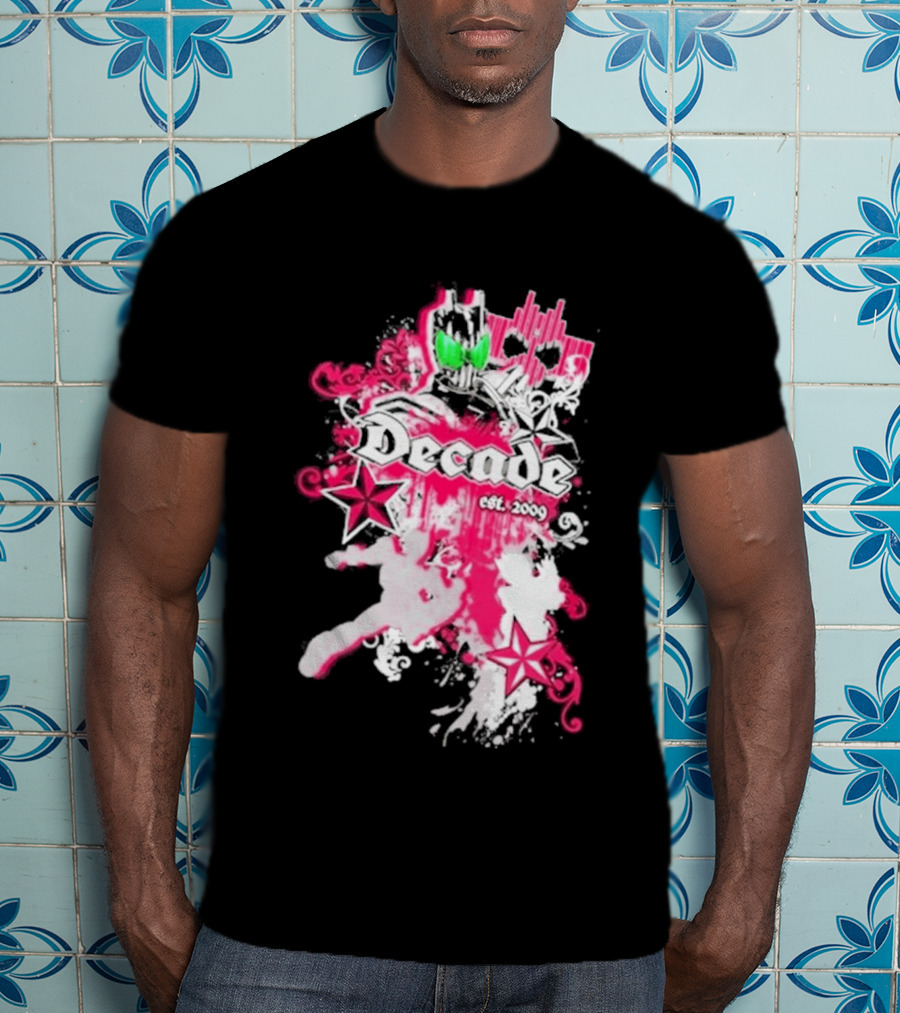 Kamen Rider Decade Est 2009 Heroic Starburst Adventure T-Shirt
