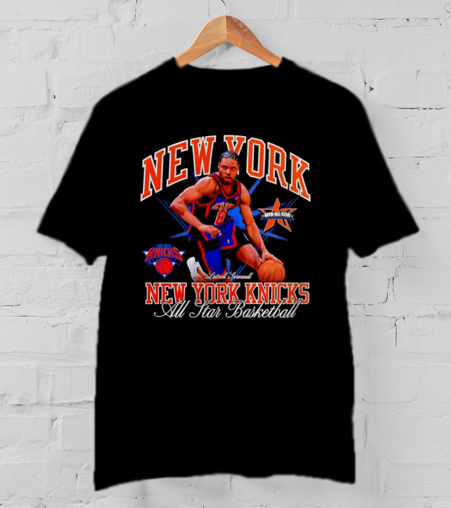 New York Knicks Latrell Sprewell All Star Basketball NBA Knicks T-Shirt