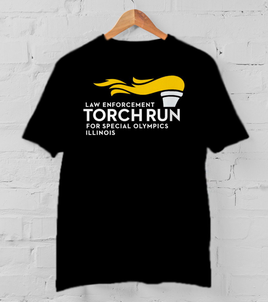 Law Enforcement Torch Run Special Olympics Illinois T-Shirt