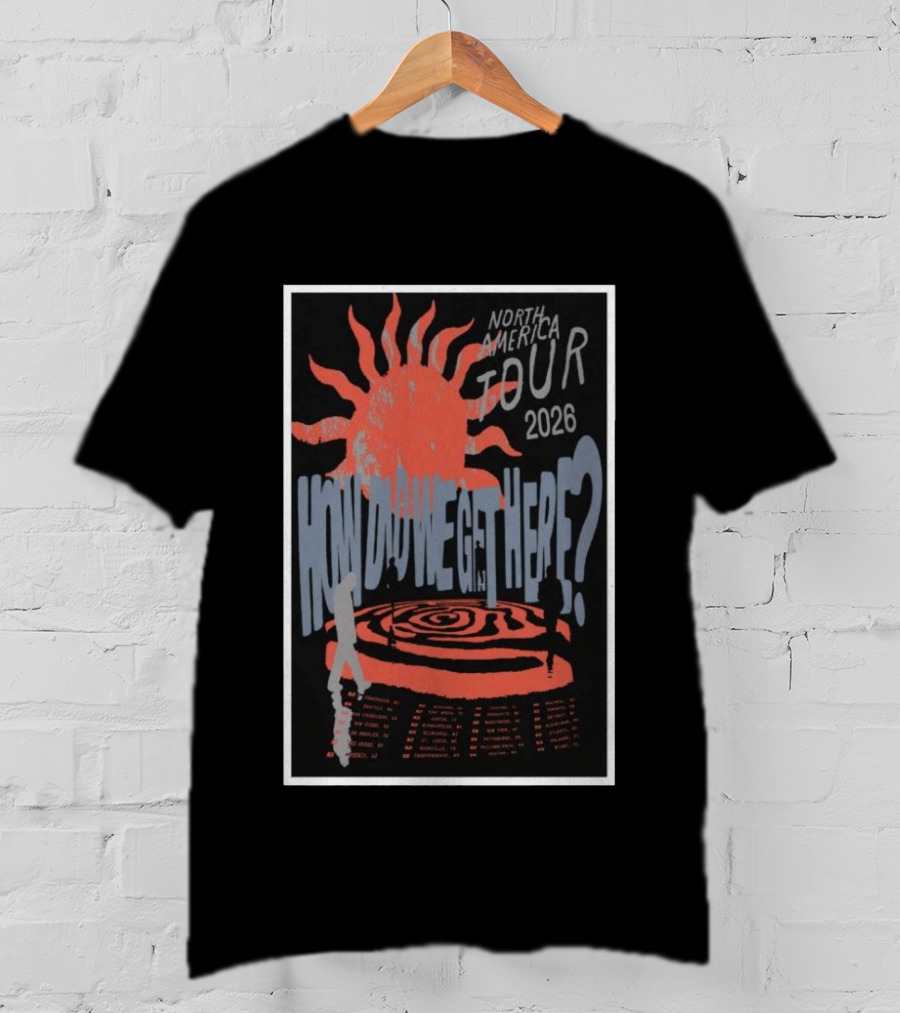 Louis Tomlinson North America Tour 2026 How Did We Get Here T-Shirt