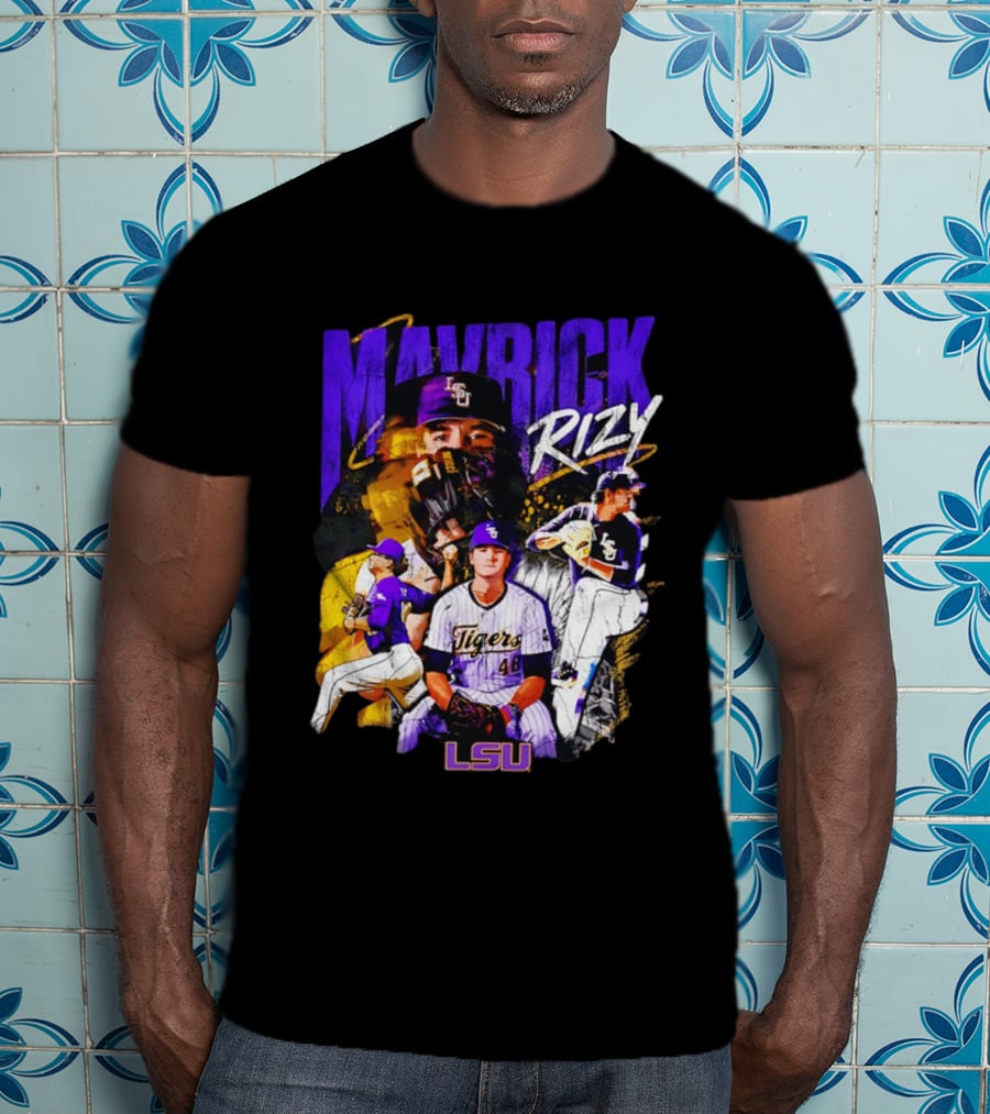 LSU Tigers Mavrick Rizy Baseball Collection T-Shirt