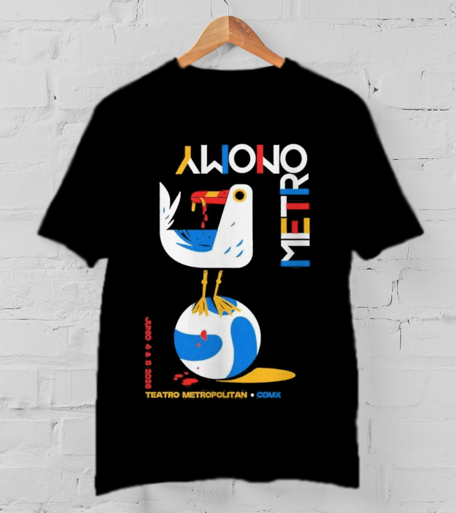 Metronomy Mexico City Teatro Metropólitan June 4 5 2026 T-Shirt