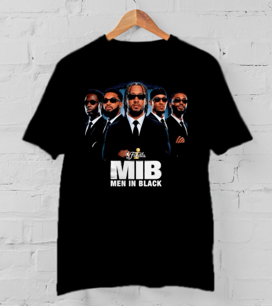 NBA Finals MIB Men In Black Jalen Brunson Josh Hart Mikal Bridges Donte DiVincenzo New York Knicks T-Shirt