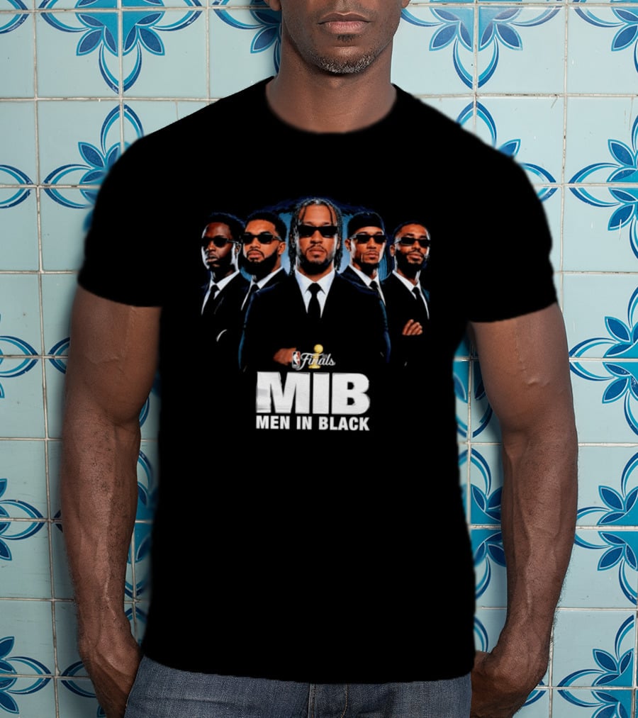NBA Finals MIB Men In Black Jalen Brunson Josh Hart Mikal Bridges Donte DiVincenzo New York Knicks T-Shirt
