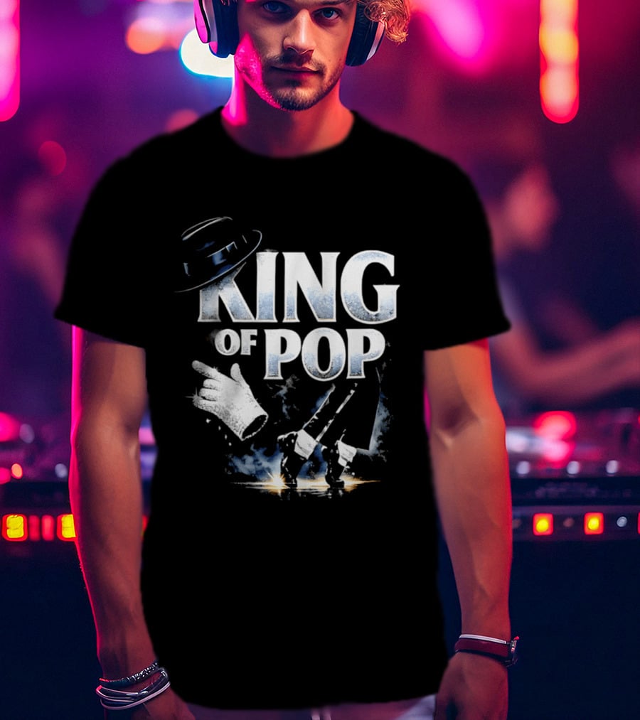 King Of Pop Iconic Hat And Glove T-Shirt