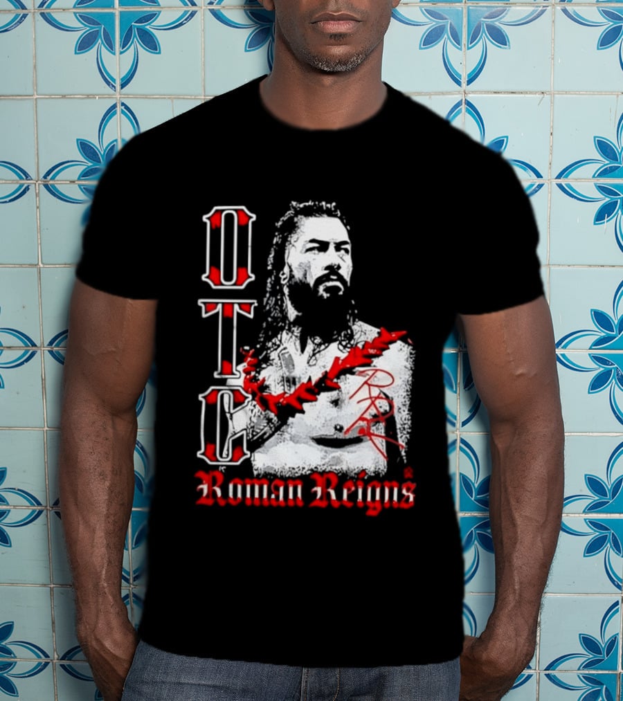 OTC Roman Reigns Wrestling Iconic Athlete T-Shirt