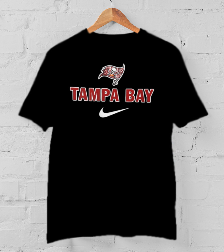 Tampa Bay Buccaneers In My Veins Jesus In My Heart Diamond Tears Nike T-Shirt