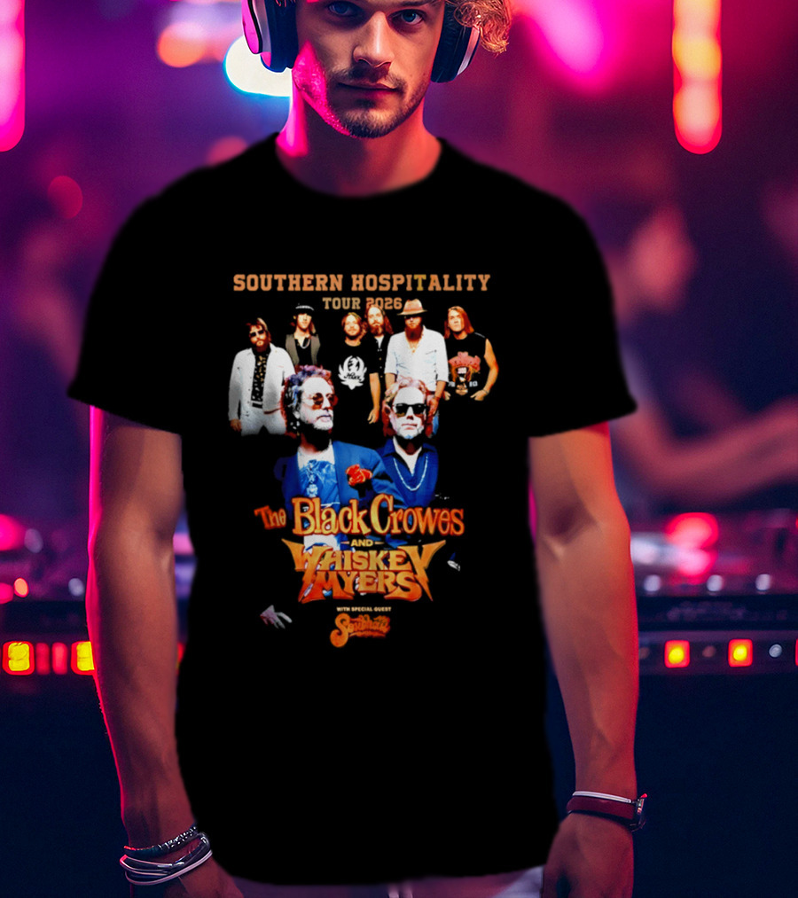 Southern Hospitality Tour 2026 The Black Crowes Whiskey Myers T-Shirt