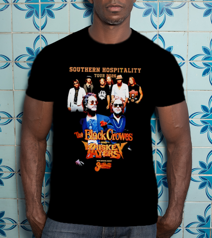 Southern Hospitality Tour 2026 The Black Crowes Whiskey Myers T-Shirt
