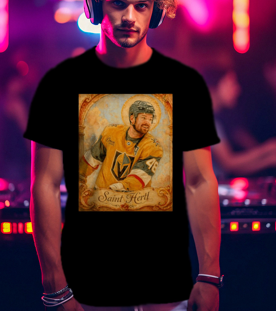 Tomas Hertl Vegas Golden Knights Saint Hertl NHL Circa Sports T-Shirt