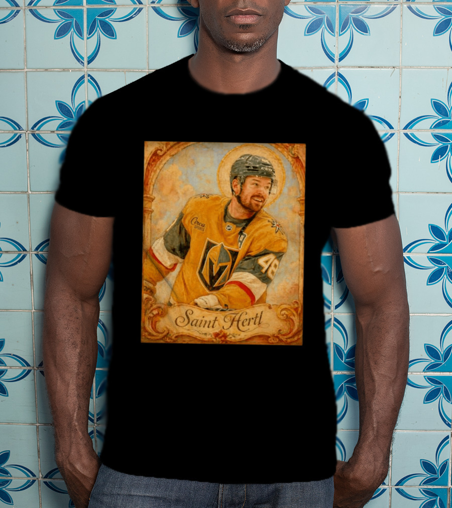 Tomas Hertl Vegas Golden Knights Saint Hertl NHL Circa Sports T-Shirt
