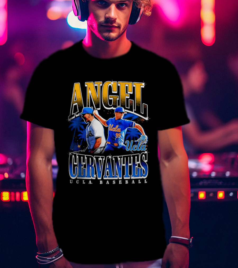 Ucla Baseball Angel Cervantes Player T-Shirt