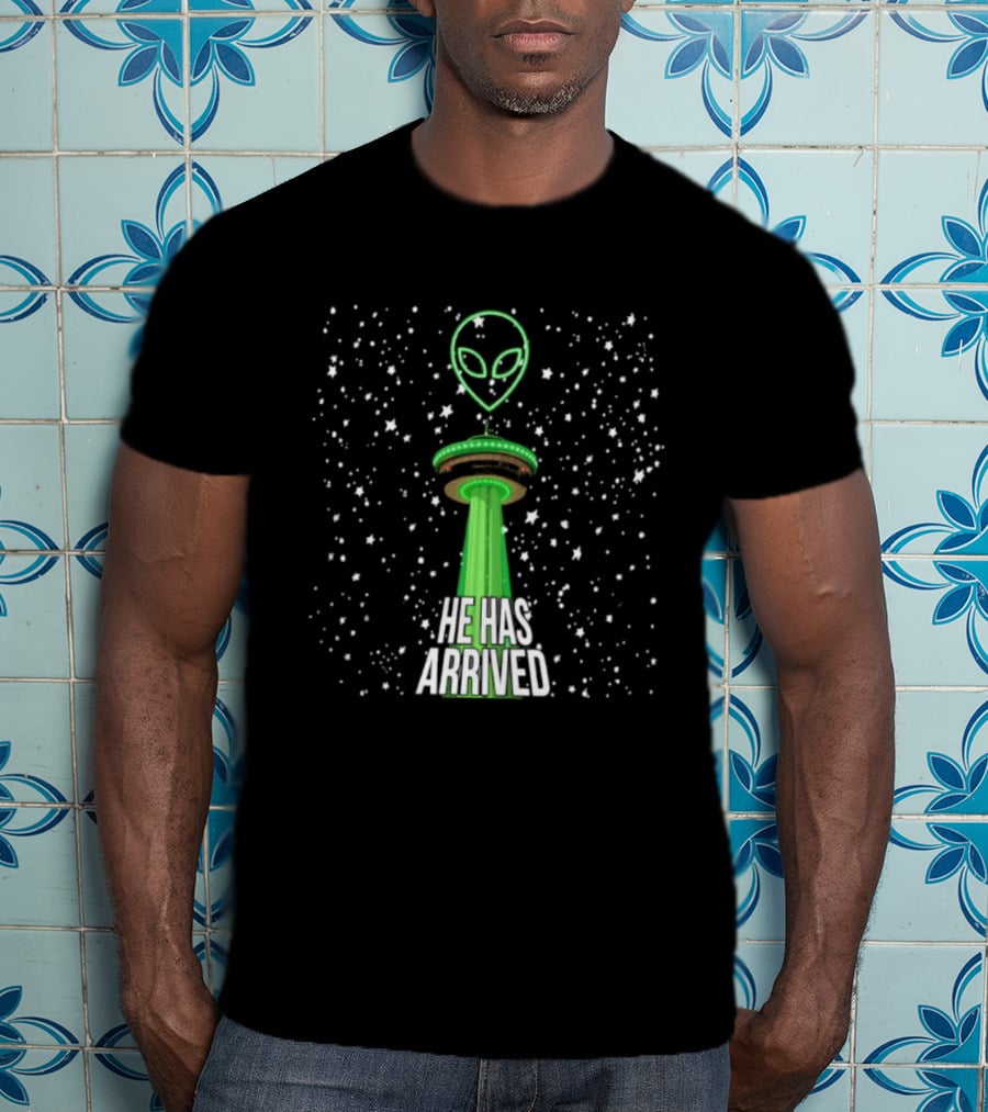 Victor Wembanyama Alien Tower Of The Americas San Antonio Spurs UFO He Has Arrived T-Shirt