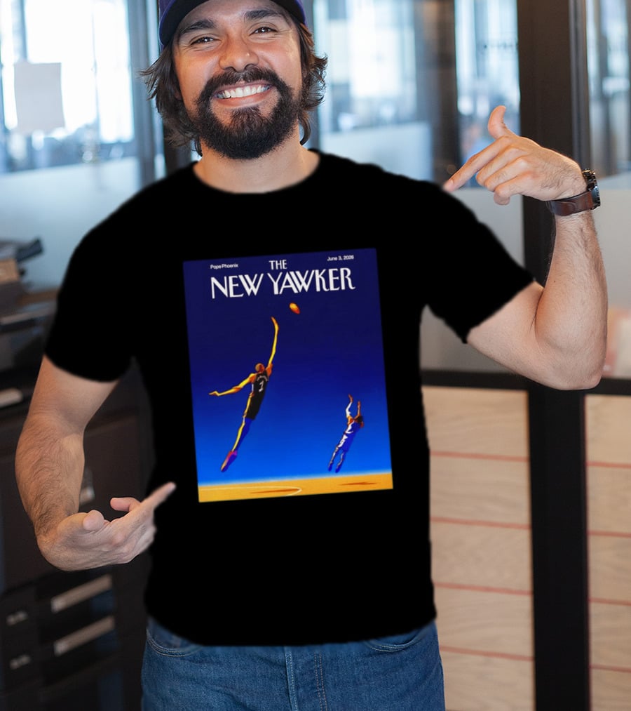 The New Yawker June 3 2026 Basketball Cover Pope Phoenix T-Shirt