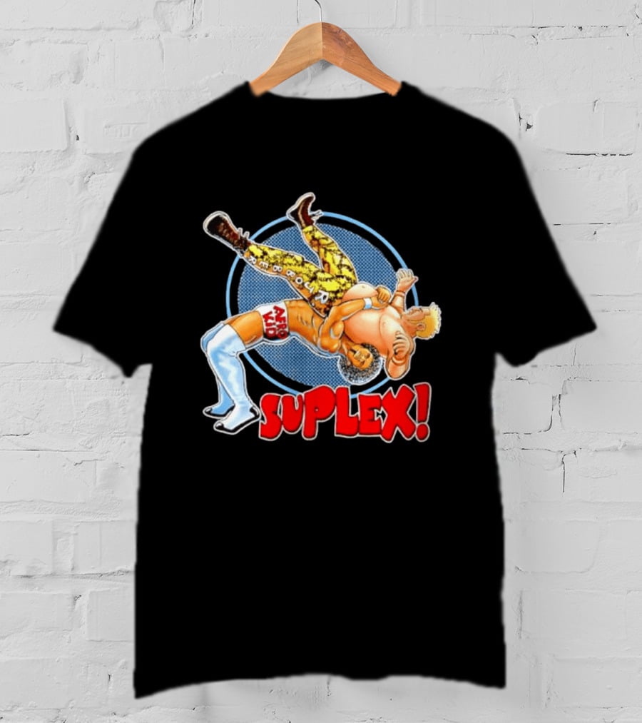 Afro Kid Wrestling Suplex Move T-Shirt
