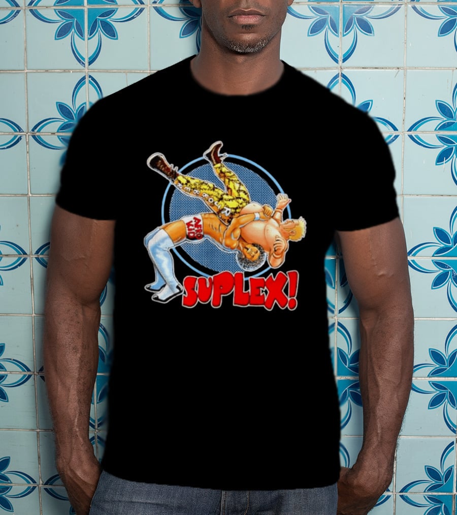 Afro Kid Wrestling Suplex Move T-Shirt