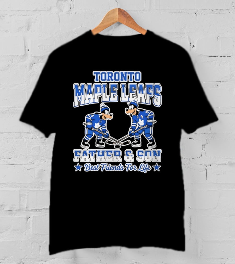 Toronto Maple Leafs Goofy Father And Son Best Friends For Life T-Shirt