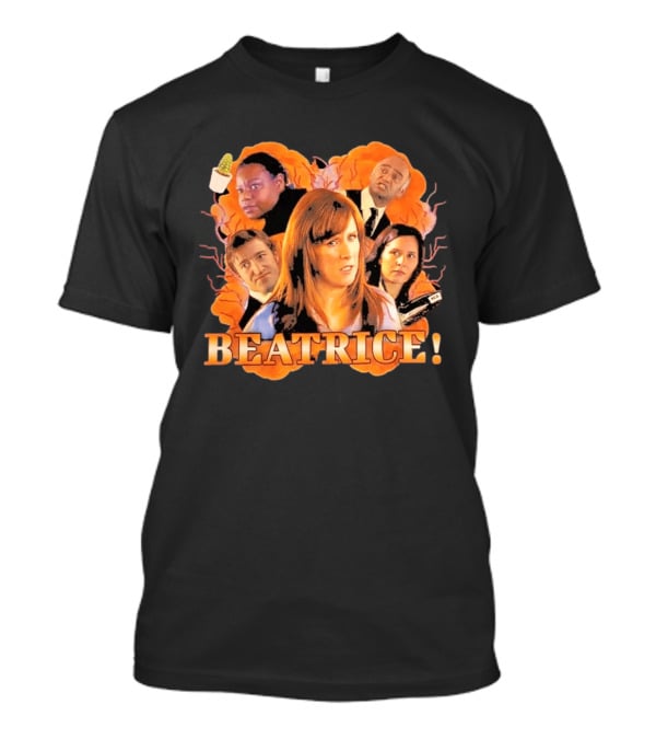 Doctor Who Beatrice Characters With Orange T-Shirt