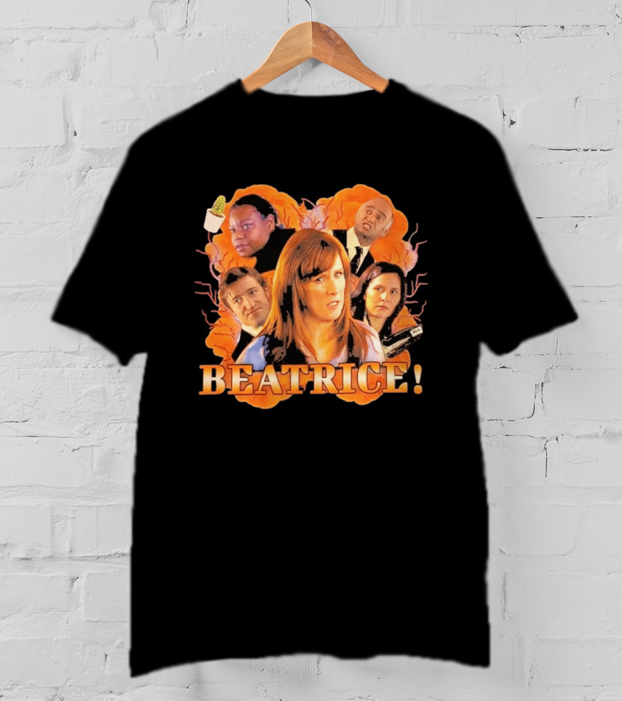 Doctor Who Beatrice Characters With Orange T-Shirt