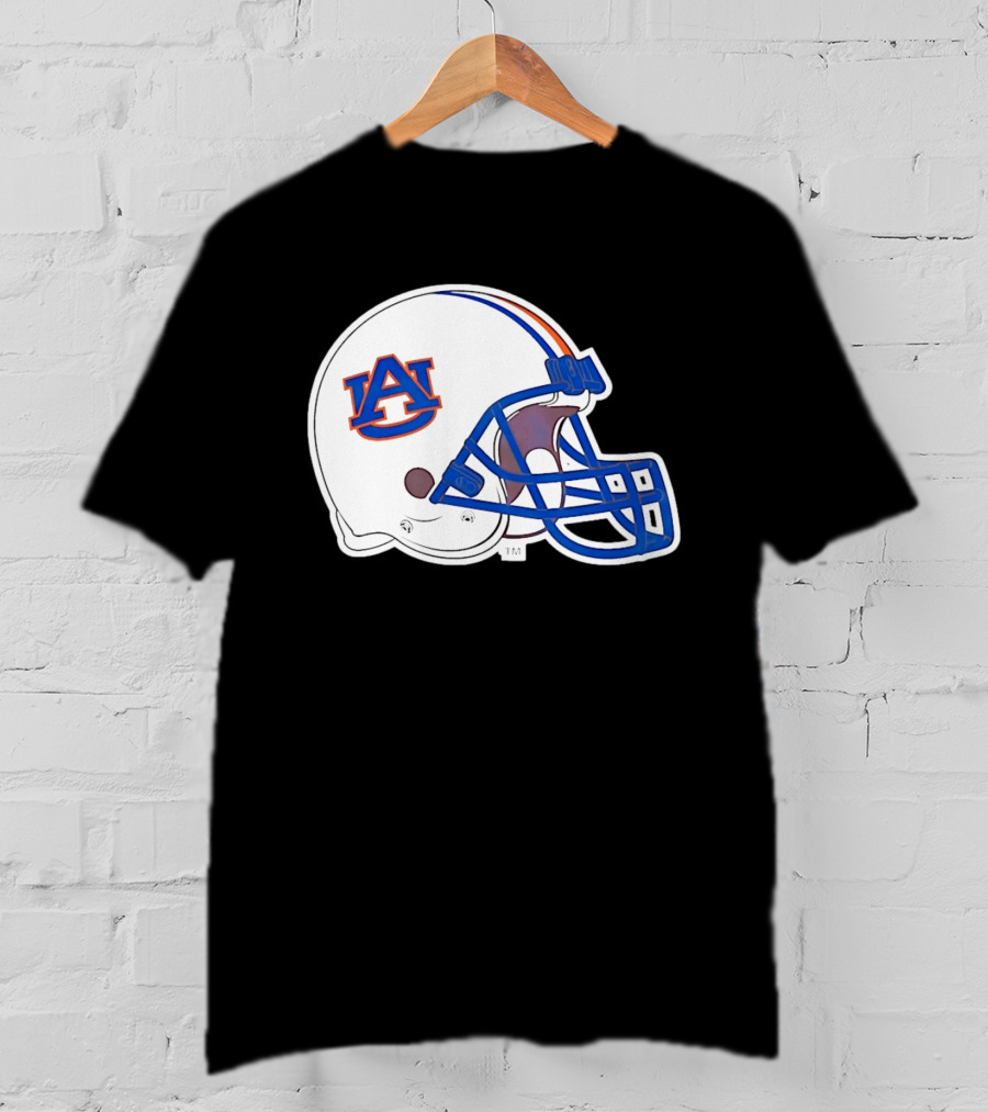 Auburn Tigers Football Helmet AU T-Shirt