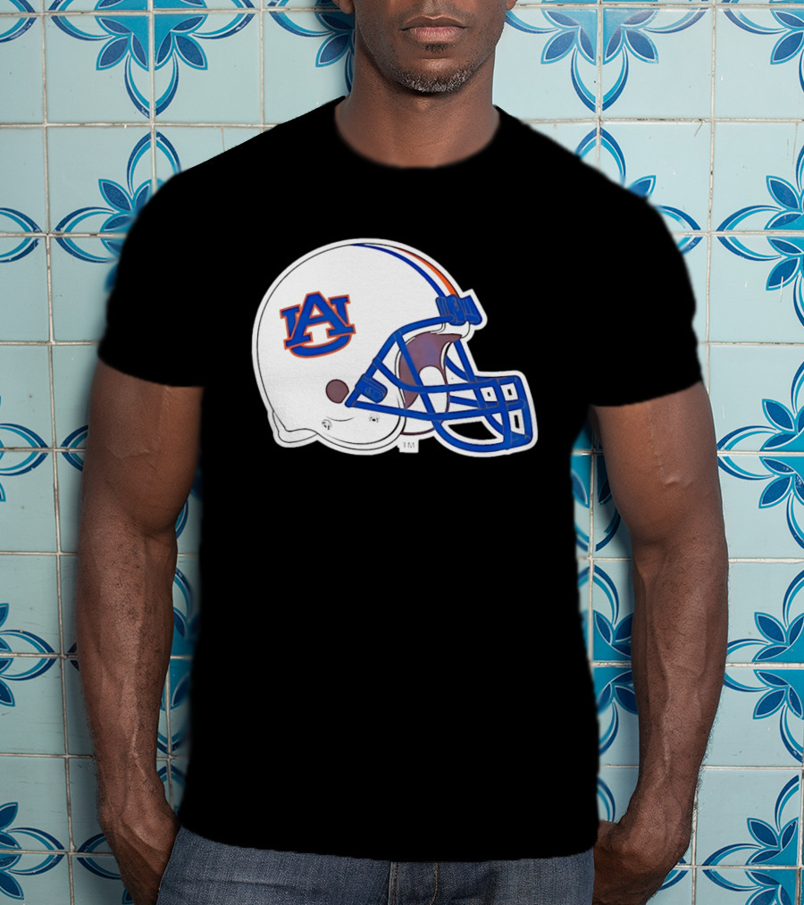 Auburn Tigers Football Helmet AU T-Shirt