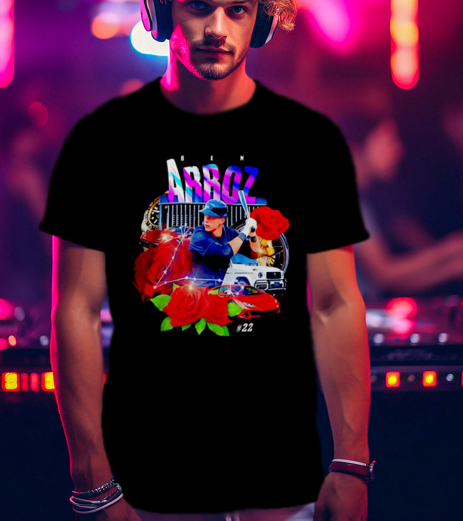 Ben Arroz New York Yankees Aaron Judge MLB 22 Luxury Sports Supercar Rose T-Shirt