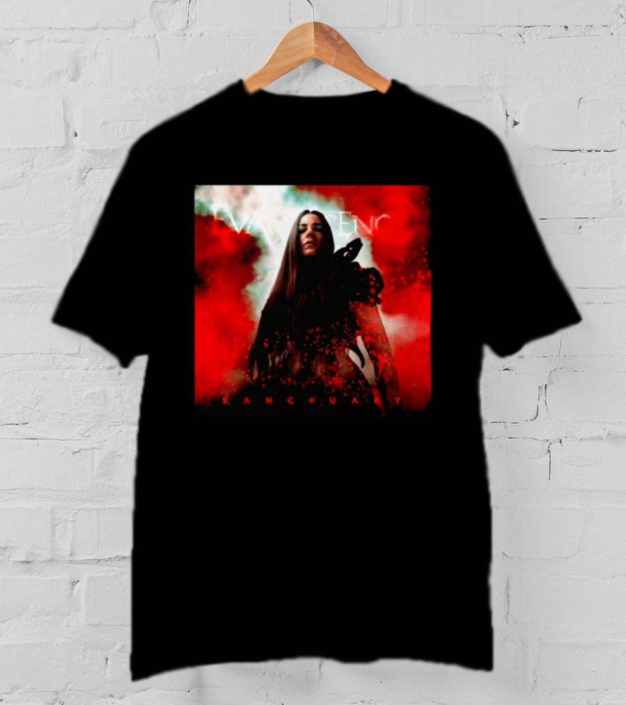 Evanescence Sanctuary Red Atmospheric Album Cover T-Shirt