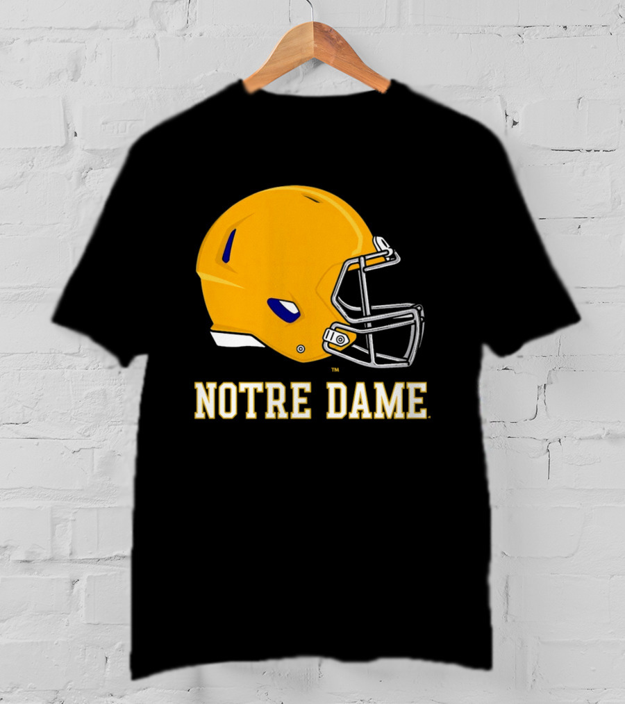 Notre Dame Fighting Irish Football Helmet T-Shirt