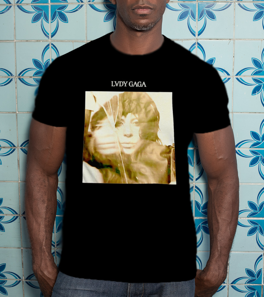 LADY GAGA LVDY Vintage Album Cover T-Shirt