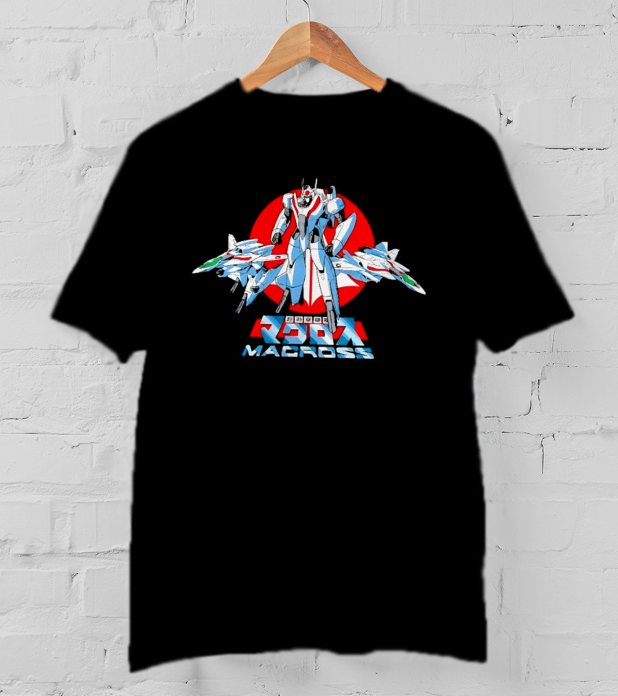 Robotech Macross Classic Anime Mecha Fighter Jets T-Shirt