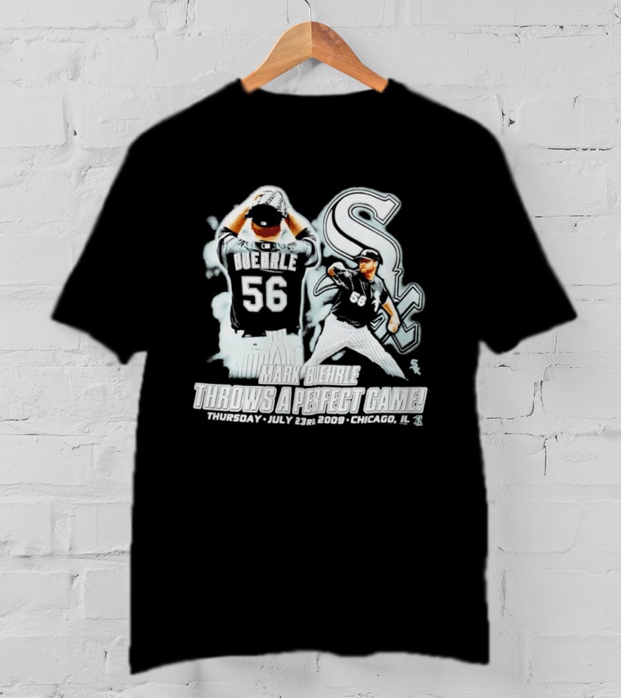Mark Buehrle 56 White Sox Perfect Game July 23 2009 Chicago T-Shirt