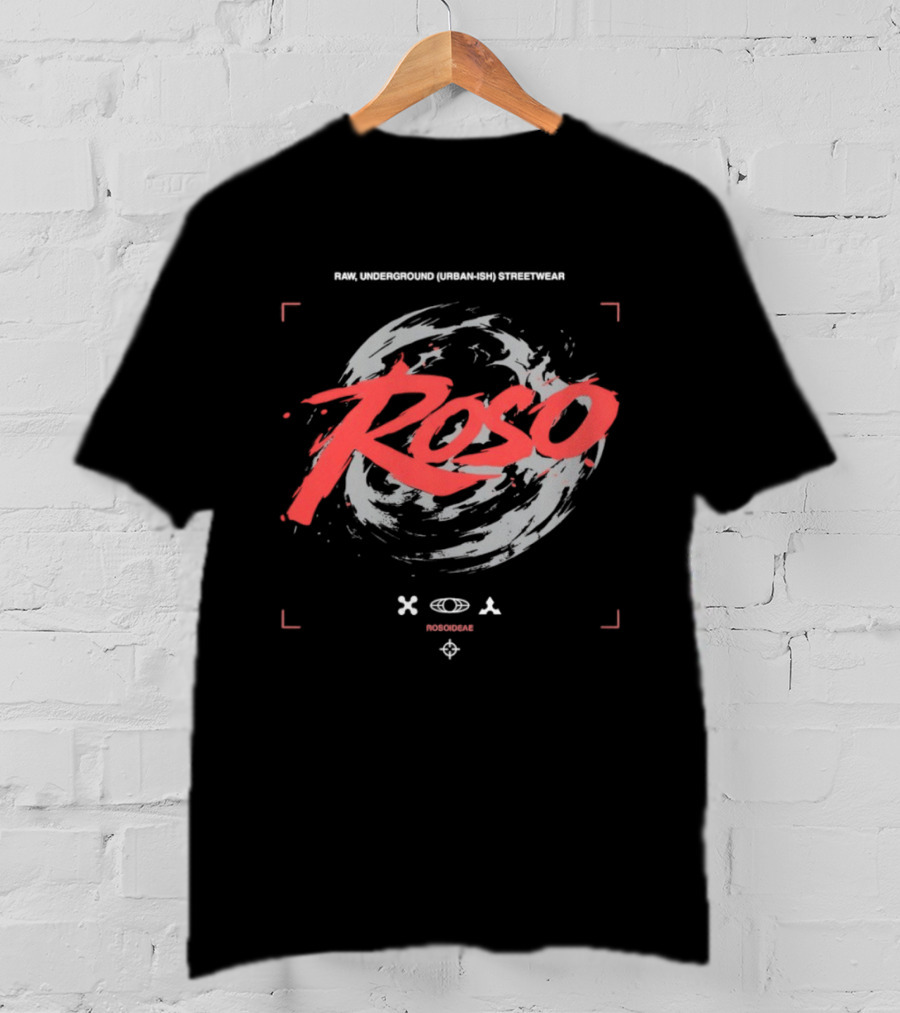 Roso Raw Underground Urbanish Rosoideae Streetwear XOΑ Vrosinox T-Shirt
