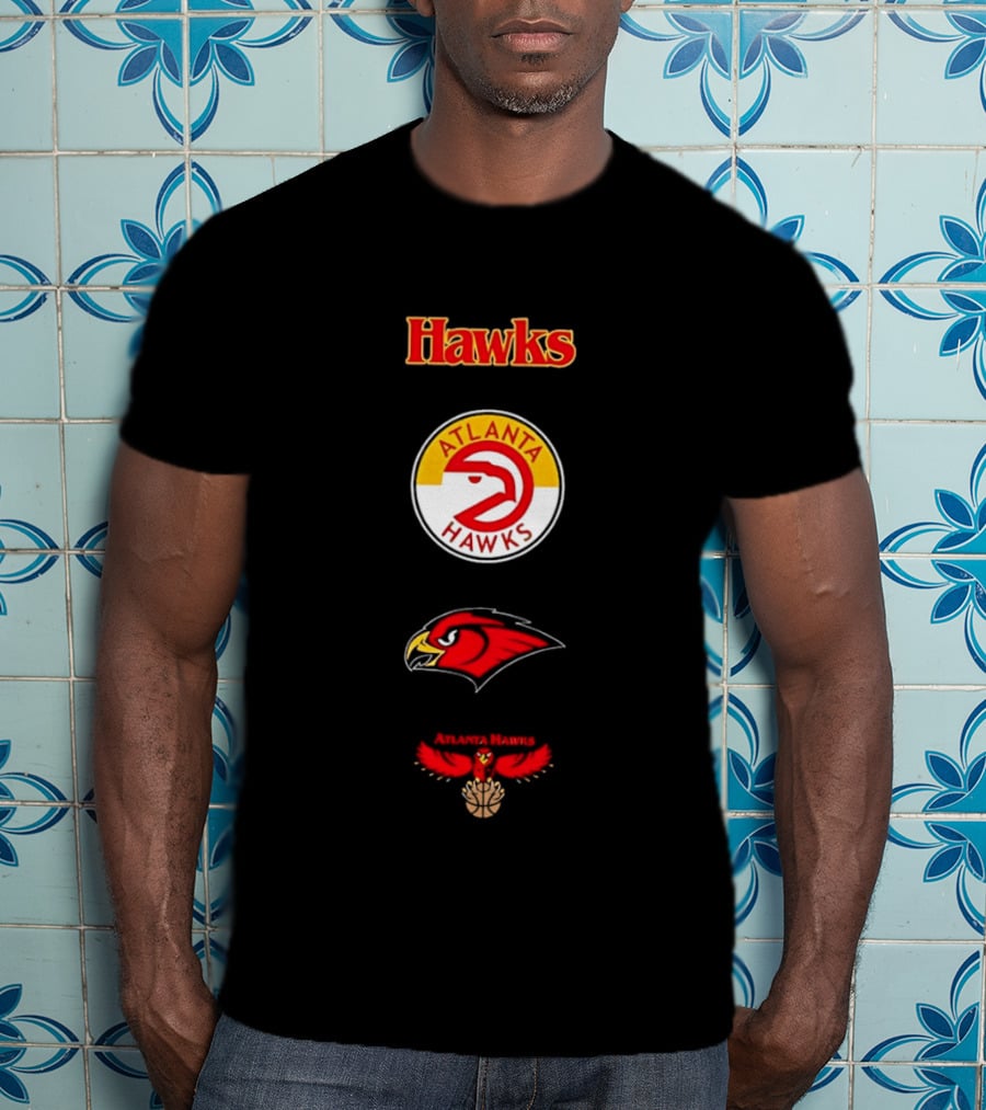 Mitchell & Ness Atlanta Hawks City Collection Vintage Logo Sports Fan Merchandise T-Shirt