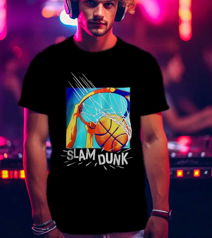 Slam Dunk Basketball Children's Place Hoop Action Kids T-Shirt