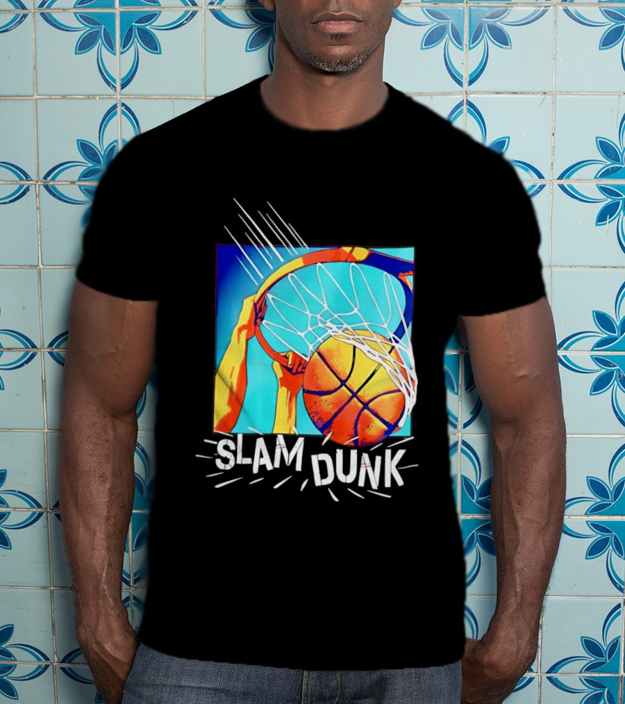 Slam Dunk Basketball Children's Place Hoop Action Kids T-Shirt
