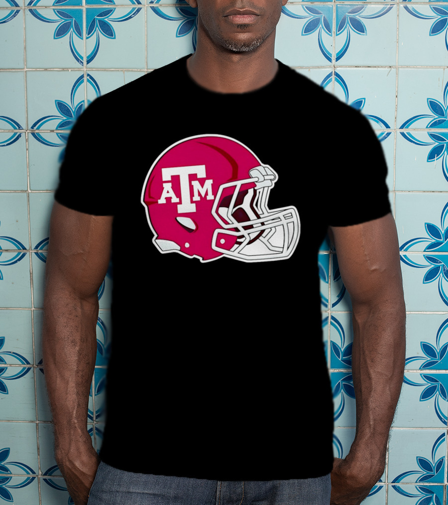 Texas A&M Aggies Football Helmet Fan Gear T-Shirt