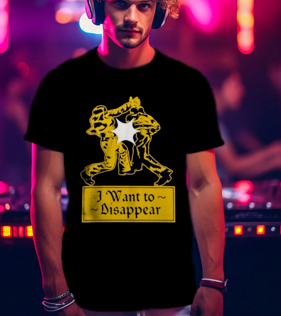 I Want To Disappear The Smiths Fighting Men Music Album T-Shirt