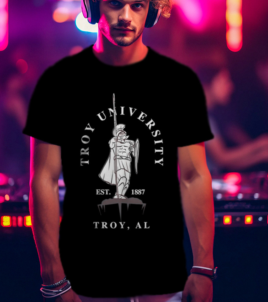 Troy University Trojan Warrior Est 1887 Troy AL T-Shirt