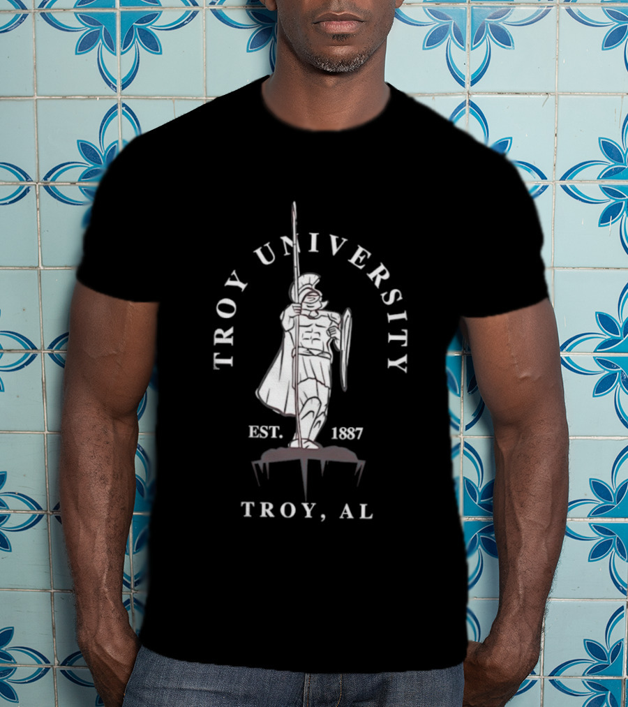 Troy University Trojan Warrior Est 1887 Troy AL T-Shirt