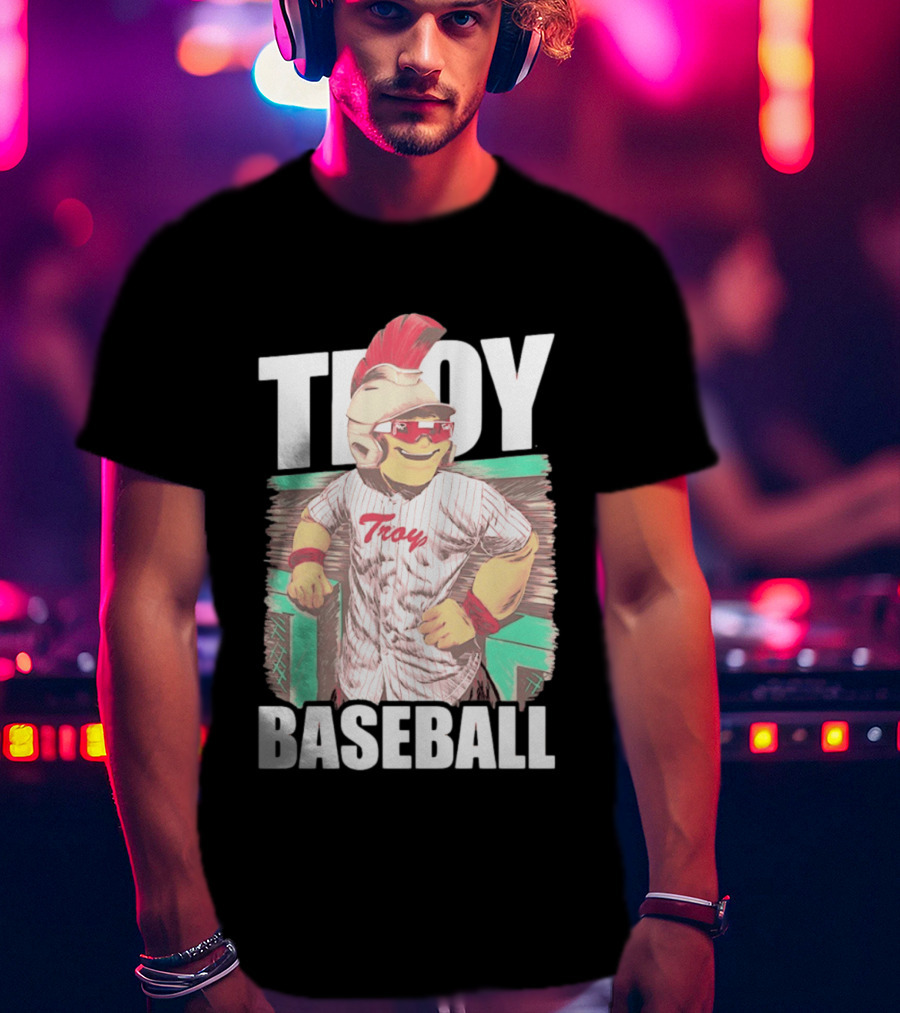 Troy University Trojans Baseball Team Collegiate Athletic Spirit T-Shirt
