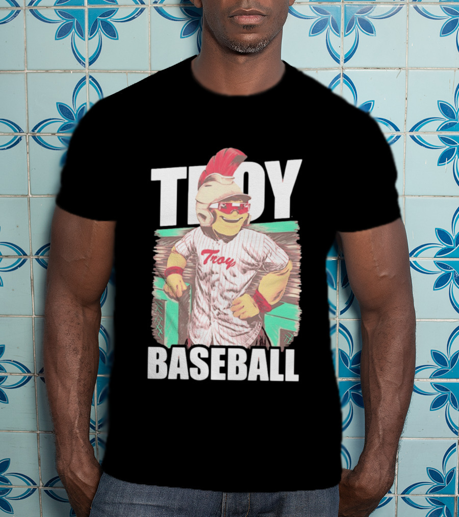 Troy University Trojans Baseball Team Collegiate Athletic Spirit T-Shirt